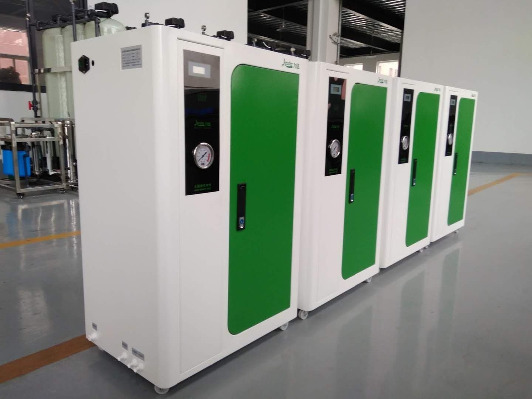 Moderne Fahrgestelle 1.5KW 100LPH eine Stadiums-Umkehr-Osmose-Kläranlage