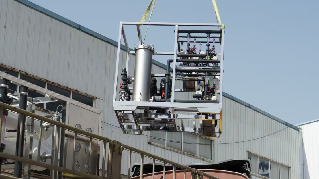15 T/h EDI Ultra-Reinwasser-System Industriezweck mit 2-stufigem RO-System