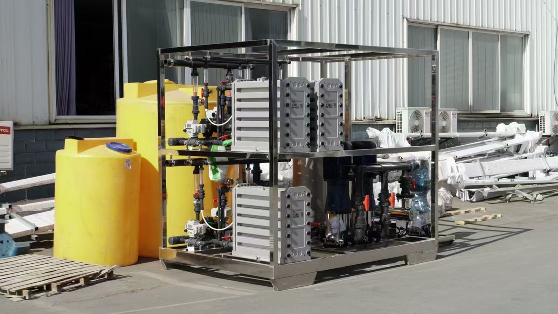 15 T/h EDI Ultra-Reinwasser-System Industriezweck mit 2-stufigem RO-System