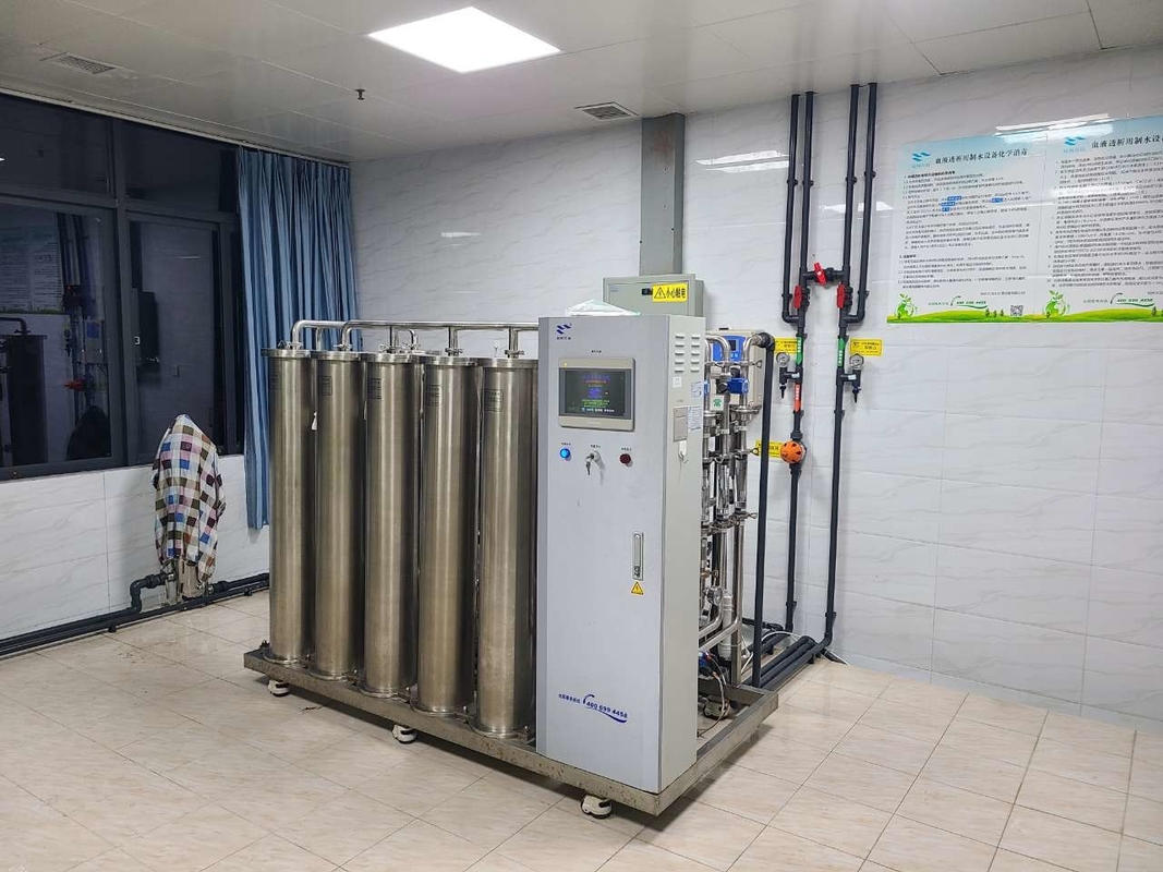 500 Liter pro Stunde Zweilagen-Stadien Ro-Kläranlage RO-System-zwei