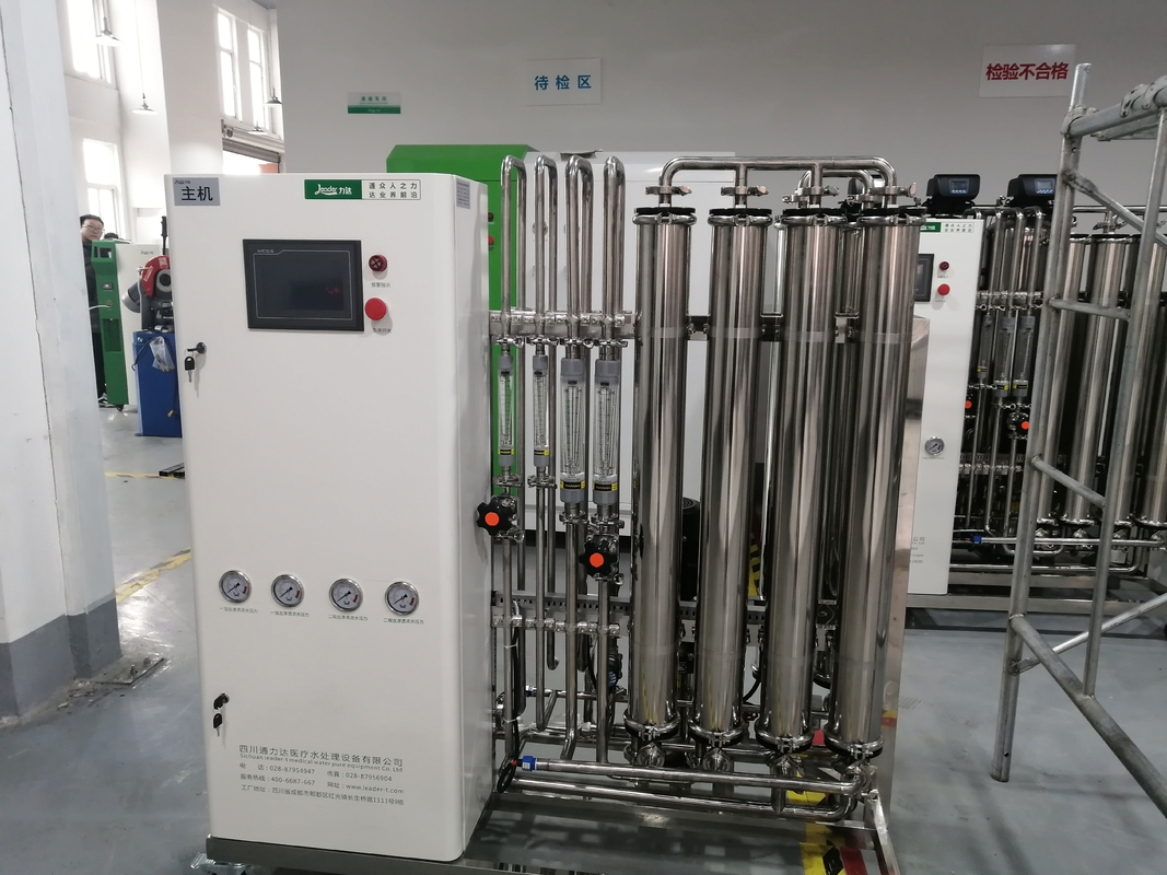 500 Liter pro Stunde Zweilagen-Stadien Ro-Kläranlage RO-System-zwei