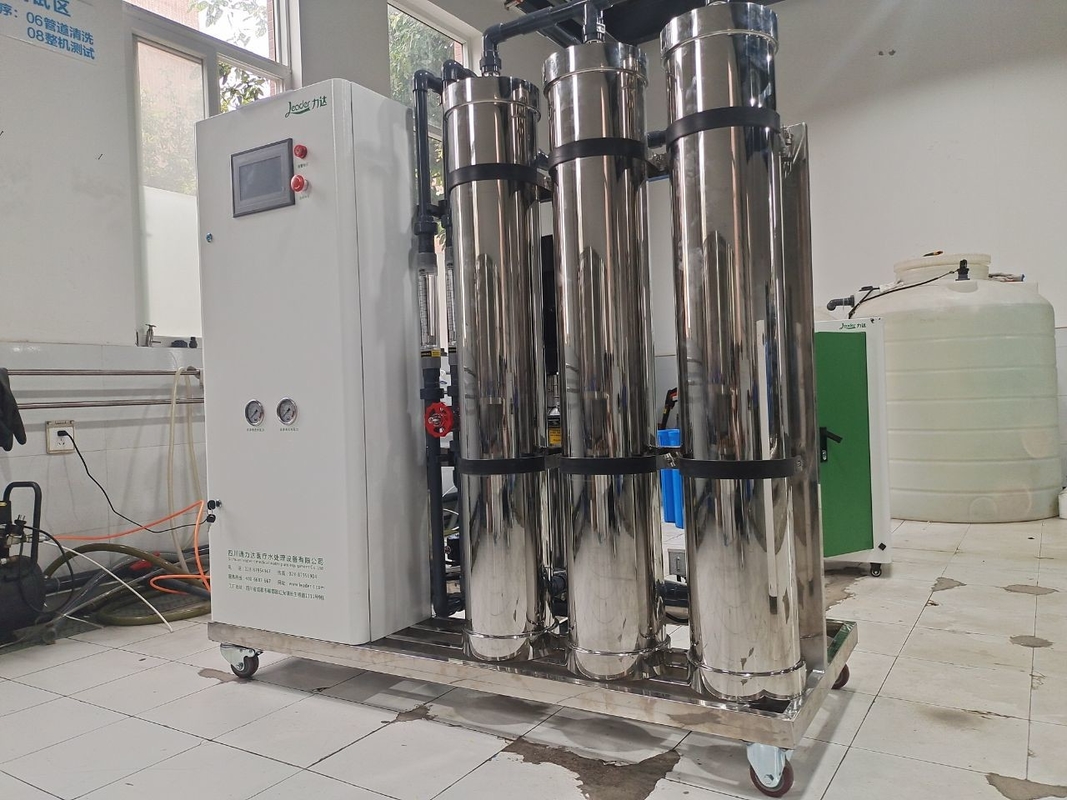 Umkehr-Osmose 1000L/H Ro-Wasser-Filter-Betriebsmaschinen-natürliches Durchdringen