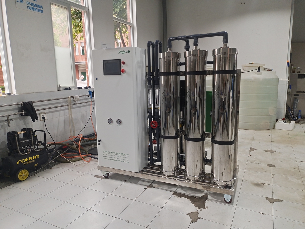 Umkehr-Osmose 1000L/H Ro-Wasser-Filter-Betriebsmaschinen-natürliches Durchdringen