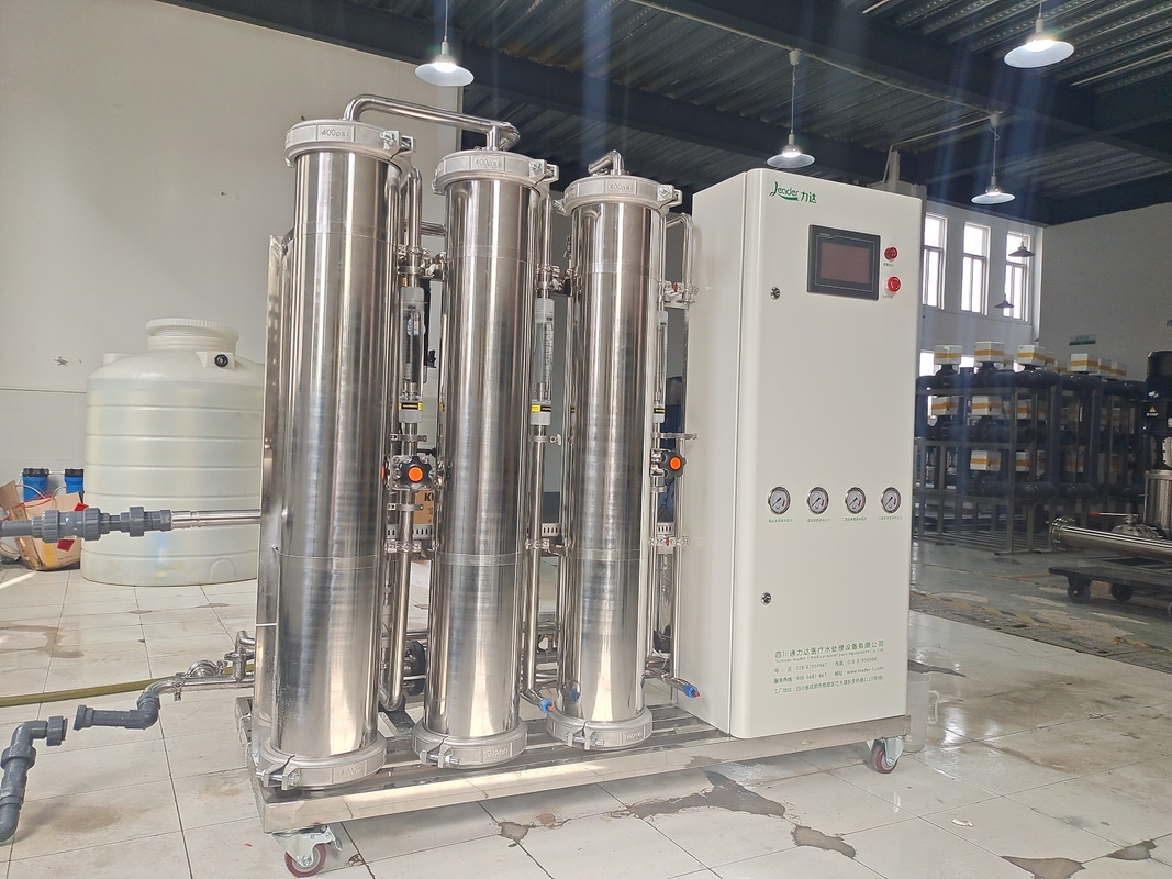 SS-Material 1000LPH zweistufiges RO-System mit UVdesinfektion