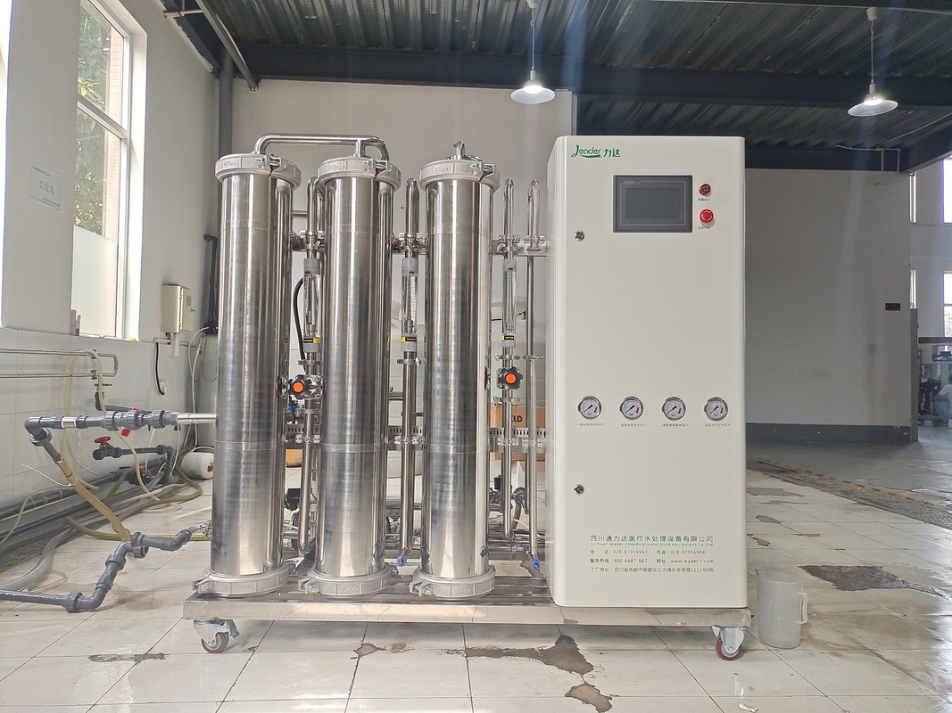 SS-Material 1000LPH zweistufiges RO-System mit UVdesinfektion
