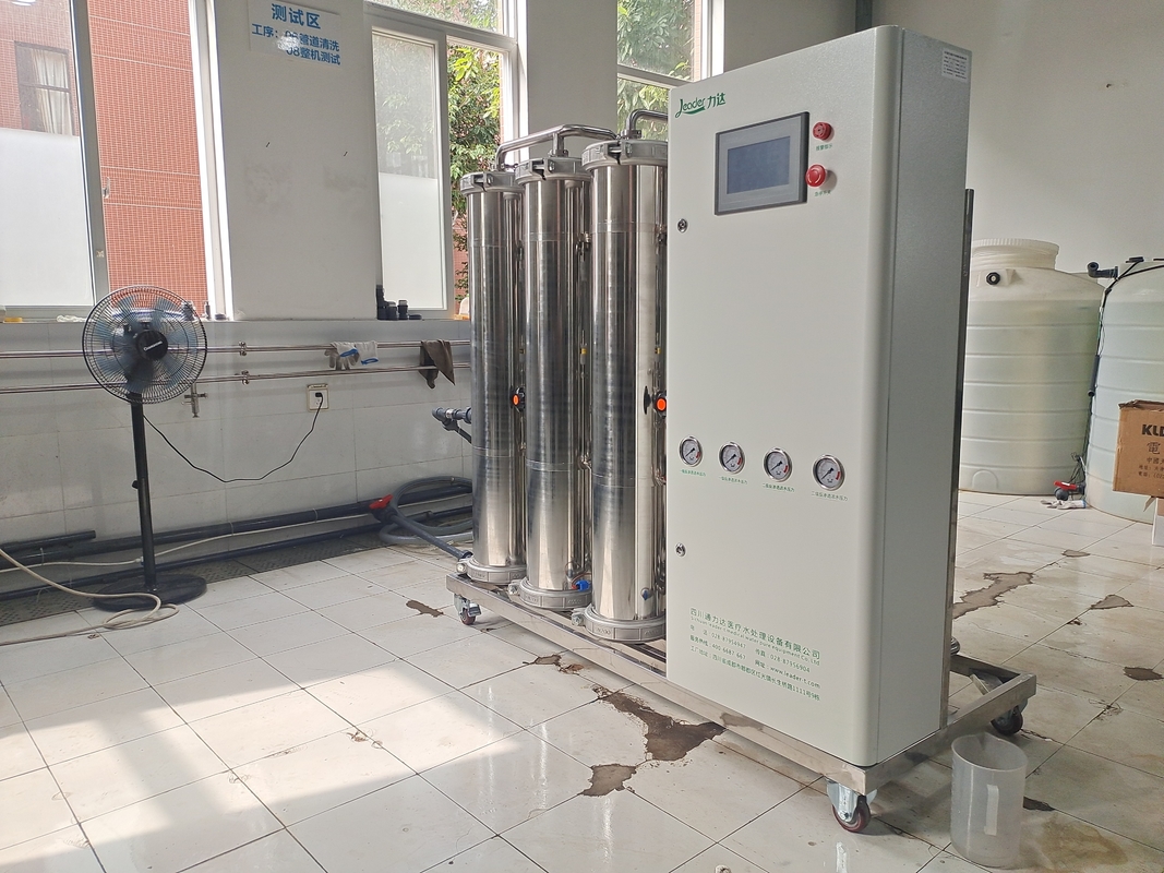 SS-Material 1000LPH zweistufiges RO-System mit UVdesinfektion